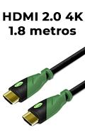 Cabo HDMI macho x macho 2.0 4K Comptac 9462 ouro com 1,8m