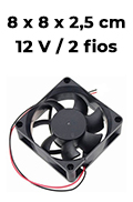 MicroVent. rolet. SMS 80x80x25mm 12V 0,18A MAVT101800