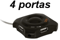 HUB USB com 4 portas OEX HB100 400mA 