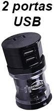 Adaptador de energia universal c/ USB NewLink AD103 #98