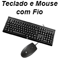 Teclado e mouse com fio HP C2500 ABNT-2, 2 USB