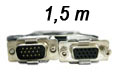 Extenso SVGA HD Labramo 10286 VGA-Macho VGA-fmea 1,5m2