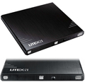 Gravador externo slim de DVD e CD Liteon eBAU108 8X2