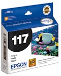 Cartucho tinta Epson T117120 preto p/ Stylus T23 TX1052