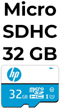 MemoryCard 32GB MicroSDHC HP mi210 30/100MB/s