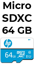 MemoryCard 64GB MicroSDHC HP mx310 30/100MB/s