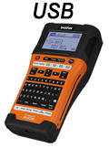 Rotulador profissional Brother PT-E500VP c/ maleta, USB2
