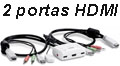Switch chaveador KVM Trendnet TK-215I c/ 2 portas HDMI2