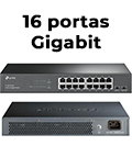 Switch rack TP-Link TL-SG1016D, 16 portas Gigabit 32Gbps c/ PPB2