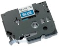 Fita azul 3/4 c/ letras branca Brother TZ-545, 18 mm2