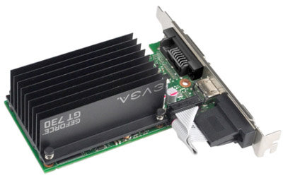 Placa vdeo EVGA Geforce GT730 1GB DDR3 VGA HDMI DVI