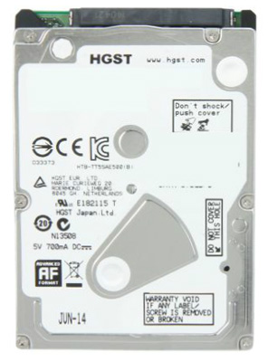 HD notebook 2,5p. HGST 0J30573 1TB 7200RPM 32MB cache