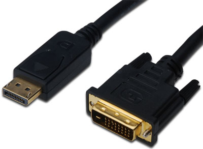 Cabo adaptador DisplayPort para DVI Roxline c/ 1,8m