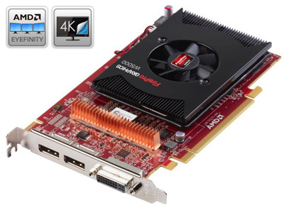 Placa v�deo Sapphire FirePro W5000 2GB, DVI, 2 DispPort