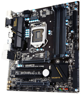 Placa me Gigabyte GA-Z170M-D3H DDR3 p/ Intel LGA1151