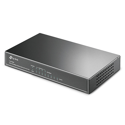 Switch TP-Link TL-SF1008P 8 portas 10/100 c/ 4 PoE 57W 