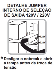 Nobreak rack NHS 3KVA 2,1KW NHS Premium Sen. Biv/Bivolt