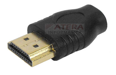 Adaptador HDMI macho para micro HDMI f�mea Tblack