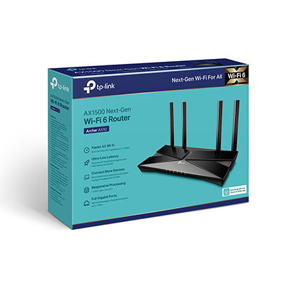 Roteador TP-Link Archer AX10 AX1500 Wi-Fi 6 5+5GHz 120M