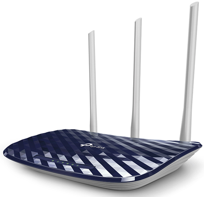 Roteador dual band TP-Link Archer C20 AC750 433+300Mbps