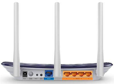 Roteador dual band TP-Link Archer C20 AC750 433+300Mbps