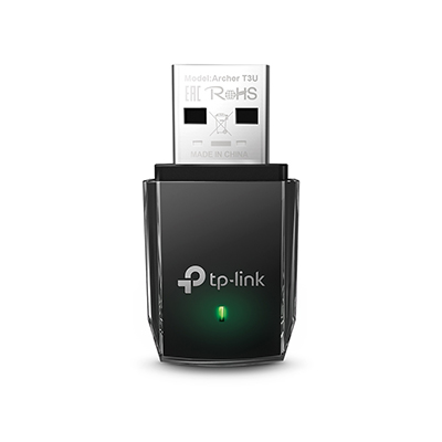 Adaptador USB rede Ethernet TP-Link T3U Archer AC1300