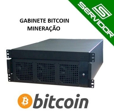 Gabinete rack 3U 19 pol. 3Etec p/ minerao