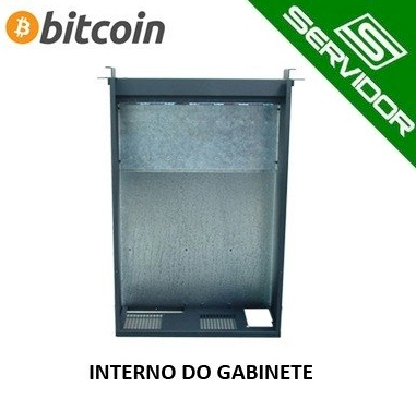 Gabinete rack 3U 19 pol. 3Etec p/ minerao