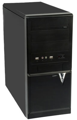 Gabinete midi ATX Coletek 3T731BK c/ fonte 200W reais