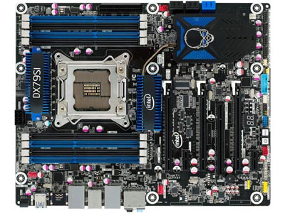 Placa me Intel DX79SI, LGA-2011 p/ i7 DDR3, 8 canais