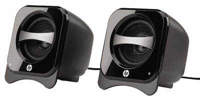 Speaker estreo 2.0 HP BR387AA 2W RMS 180Hz - 20KHz