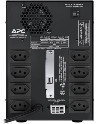 Nobreak APC BZ2200BI-BR 2200VA 1360W, bivolt/115V