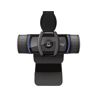 WebCam Logitech C920S HD Pro 1080p 15Mp c/ 2 microfones