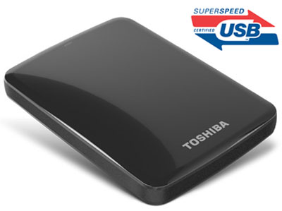 Mini HD 2TB Toshiba Canvio Connect I USB3 c/ Cloud