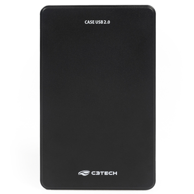 Case p/  HDD/SSD 2,5 pol. C3Tech CH-210BK 480Mbps USB2