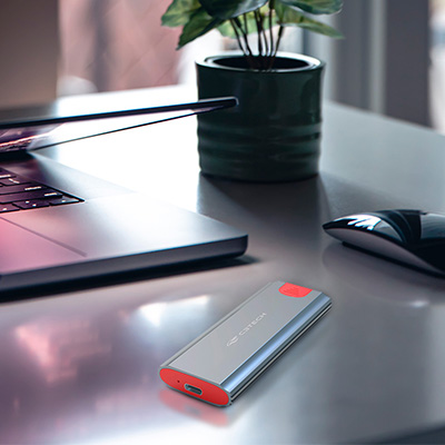 Case externo para SSD M.2 SATA C3Tech CH-M500SI 10GBps USB-C 3.1