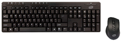 Teclado e mouse s/ fio NewLink CK102 2.4GHz 1600dpi USB