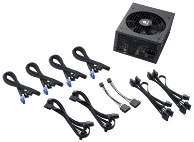 Fonte de PC ATX profissional, 750W Corsair HX750W