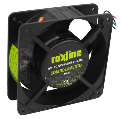 Cooler roletado Roxline 110/220V 120x120x38 mm