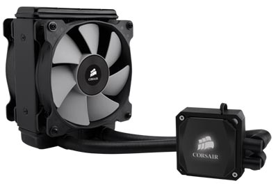 Cooler c/ gua p/ Intel/AMD, Corsair H80i, inteligente