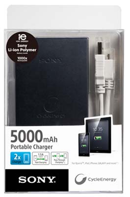 Bateria Power Bank Sony CP-V5 CycleEnergy 5000mAh USB