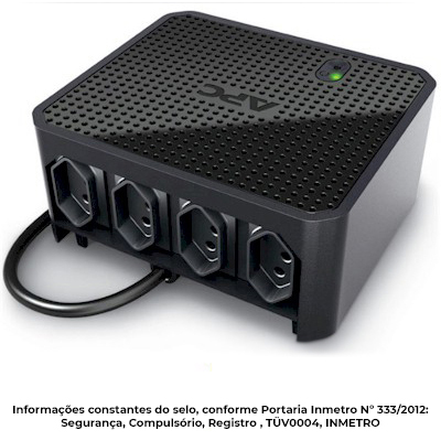 Estabilizador APC Cubic 300VA (300W) Bivolt sada 115V