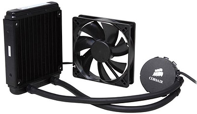 Cooler c/ gua p/ CPU Intel/AMD, Corsair H55 120mm