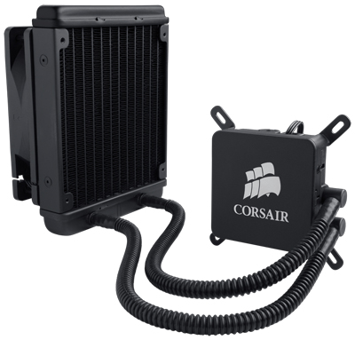Cooler com �gua p/ CPU, Corsair Hydro series H60 CWCH60