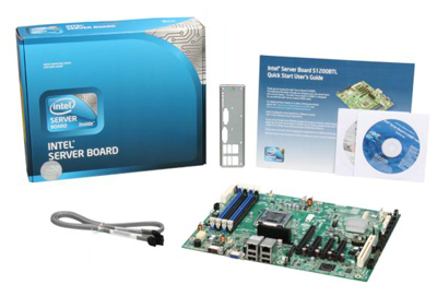 Placa me server Intel DBS1200BTLR DDR3 p/ Xeon LGA1155