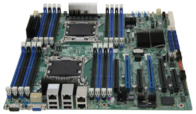 Placa me Intel server DBS2600COE, LGA-2011, DDR3