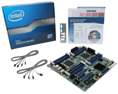 Placa me Intel server DBS2600COE, LGA-2011, DDR3