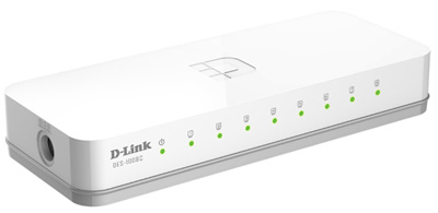 Switch 8 portas 10/100 Mbps D-Link DES-1008C Verso A1