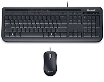 Teclado/mouse c/ fio Microsoft Desktop 600 PC/MAC USB