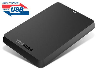 HD externo 500GB Toshiba Canvio Basics preto USB3